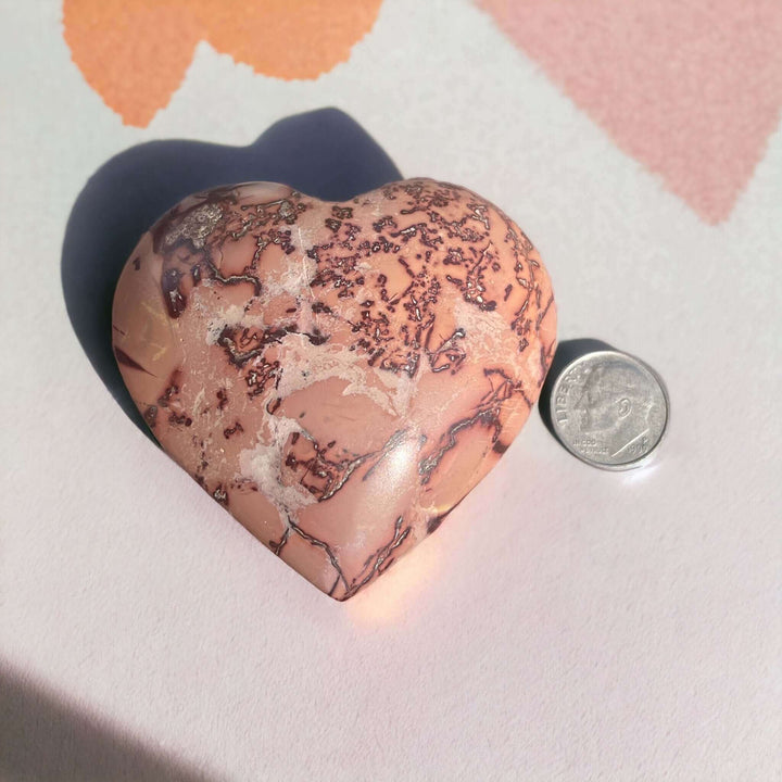 Mookaite Heart Carving - Egypt