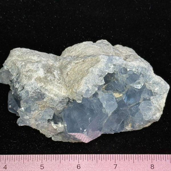 Natural Blue Celestite Crystal Specimen