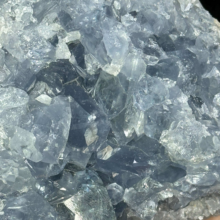 Natural Blue Celestite Crystal Specimen