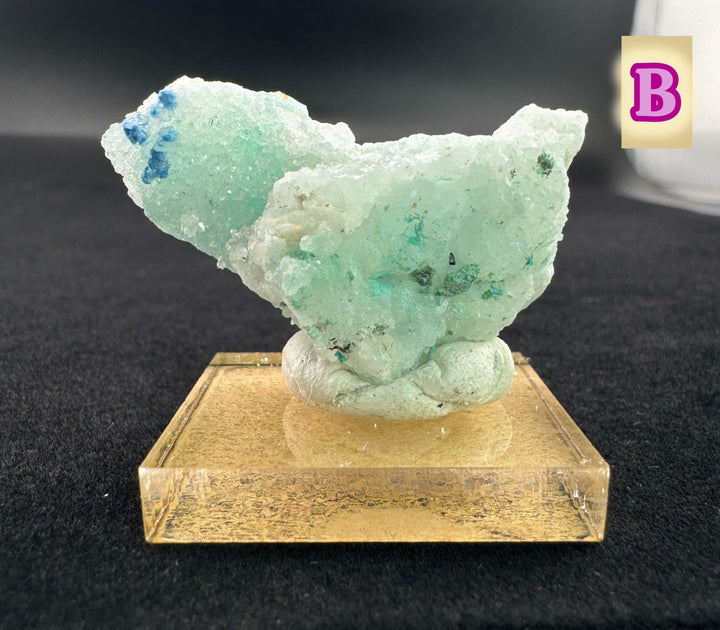 Quartz w/ Chrysocolla and Shattuckite (Small)- Milpillas, Mexico