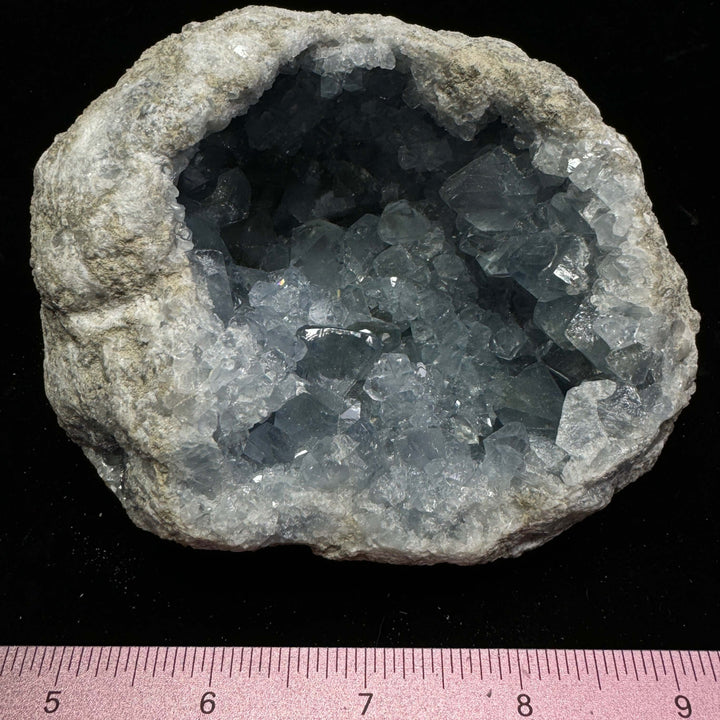 Natural Blue Celestite Crystal Specimen