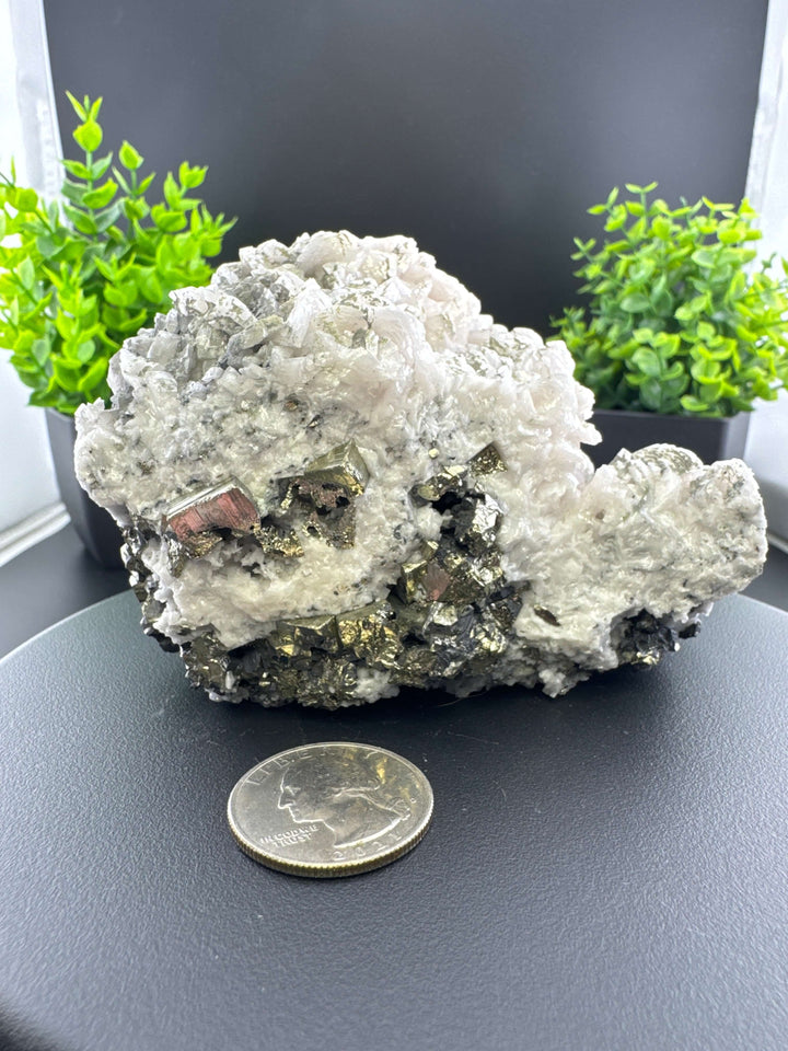 Manganese-bearing Dolomite w/ Pyrite -Durango, Mexico