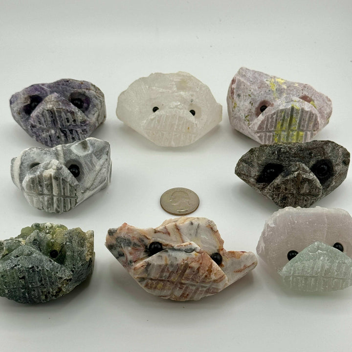 “Crystal Friends” Natural Crystal/Stone Carvings