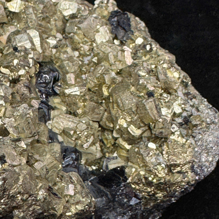 Pyrite with Schorl (Tourmaline) Specimen - Namibia