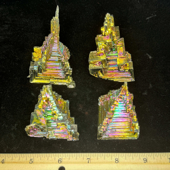 Bismuth Crystal Specimen Formation (Lab Formed)