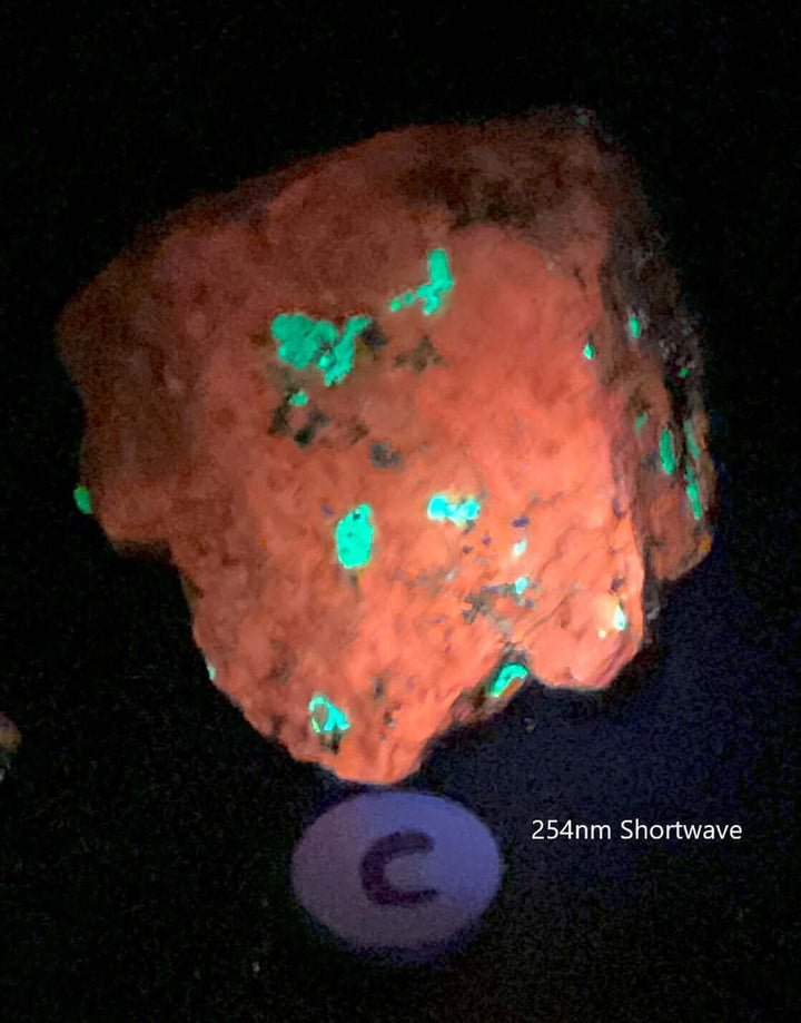 Clinohedrite, Willemite, Barite, Calcite, Hardystonite Specimen (C)