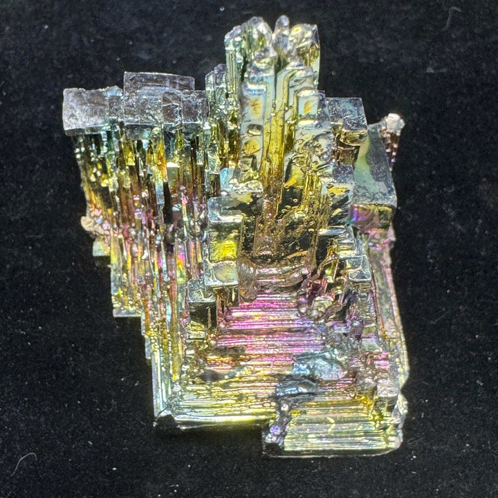 Bismuth Crystal Specimen Formation (Lab Formed)