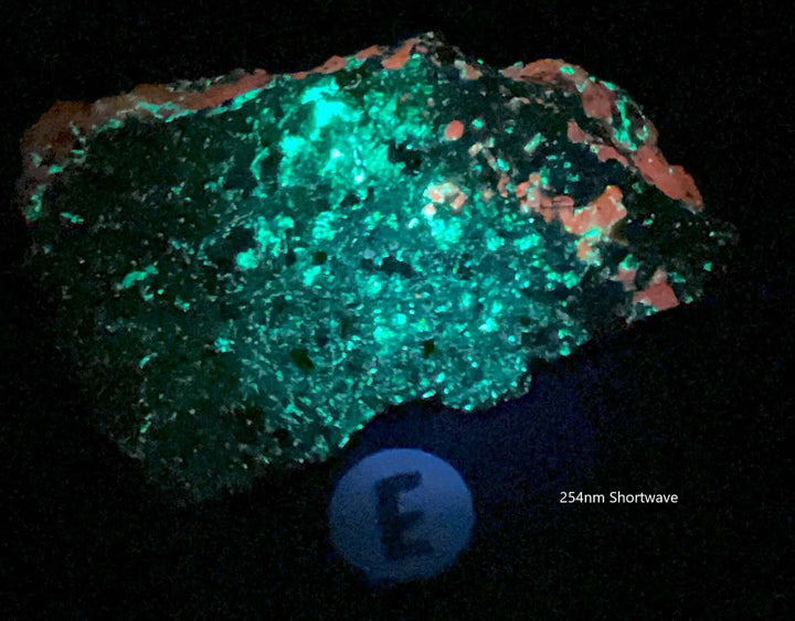 Clinohedrite, Willemite, Barite, Calcite, Hardystonite Specimen (E)