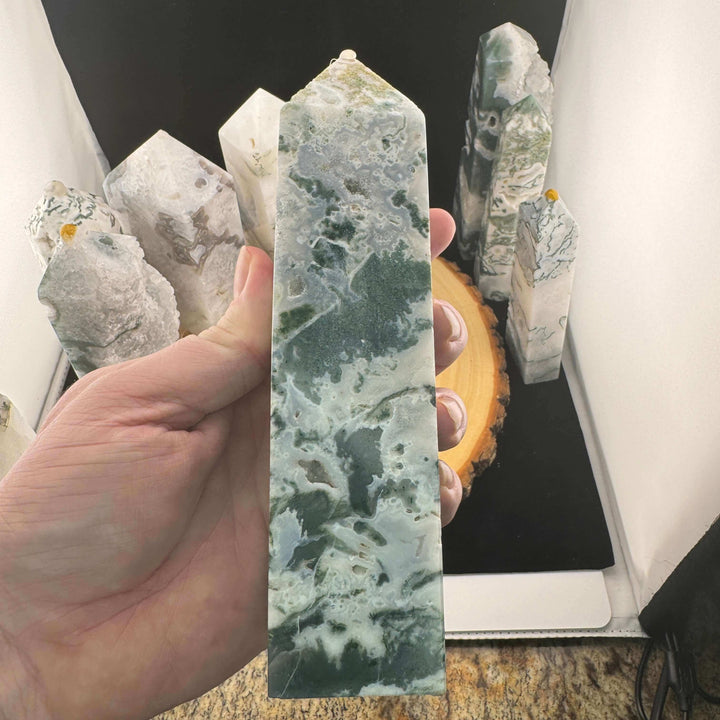 Moss Agate Tower/Point
