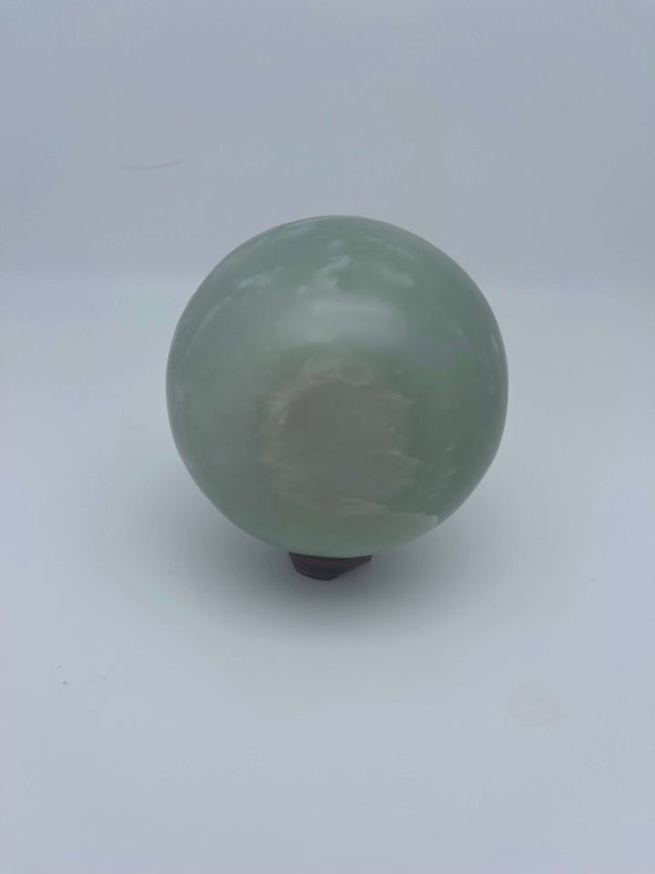 Burmese Handcarved Jade Sphere