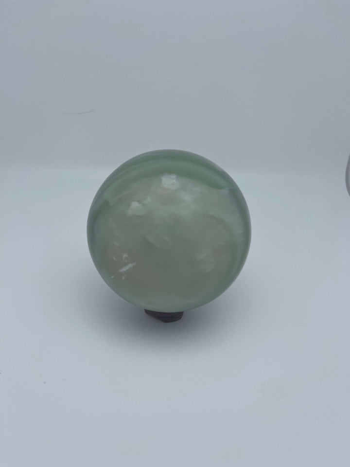 Burmese Handcarved Jade Sphere