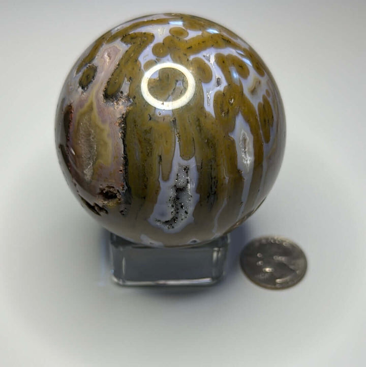 Polished Agate Sphere -70mm