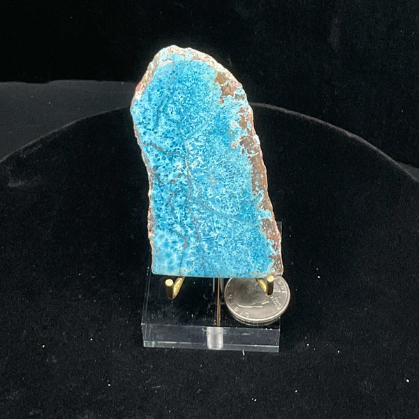 Shattuckite with Chrysocolla Slab - Namibia