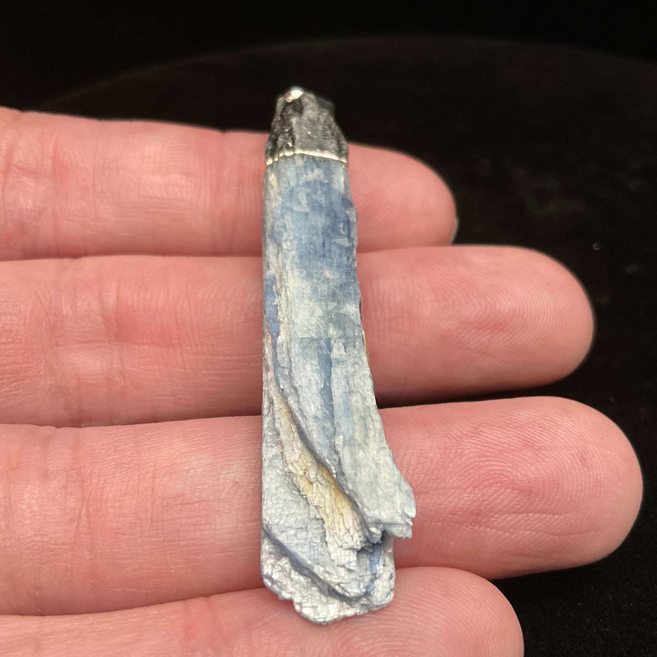 Silver Plated Blue Kyanite Pendant