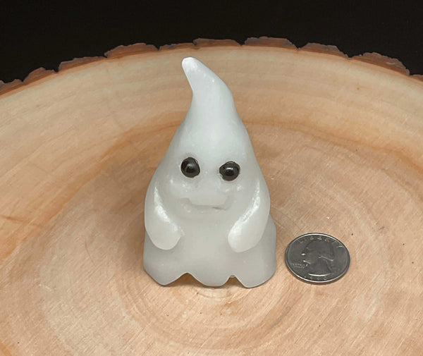 Carving - White Jade Ghost - 3.5" Tall