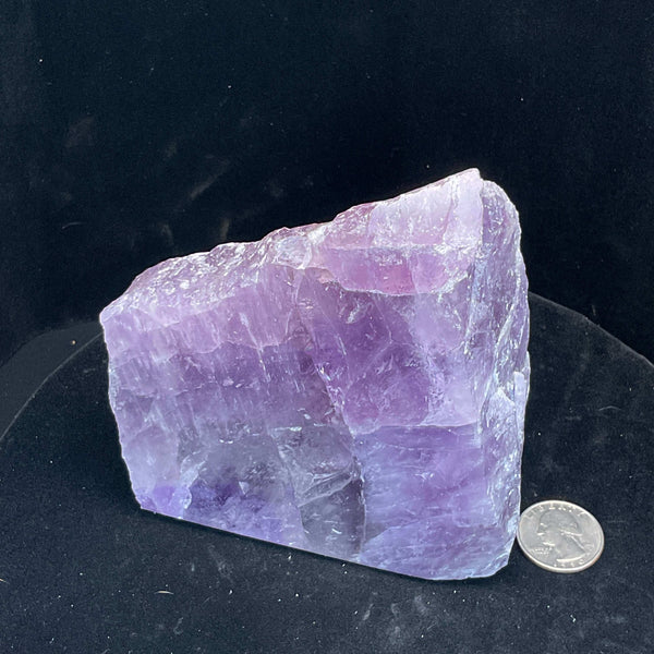 Purple Amethyst One-Side Polished Face