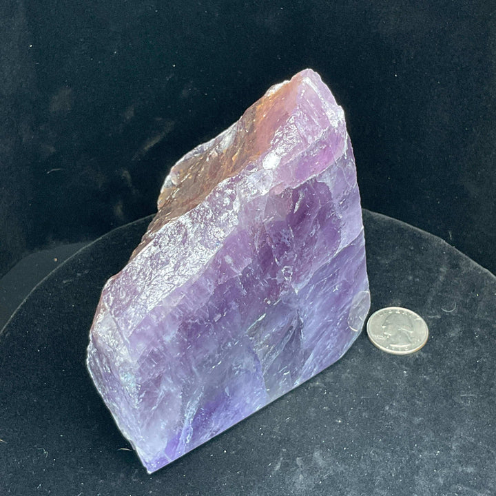 Purple Amethyst One-Side Polished Face