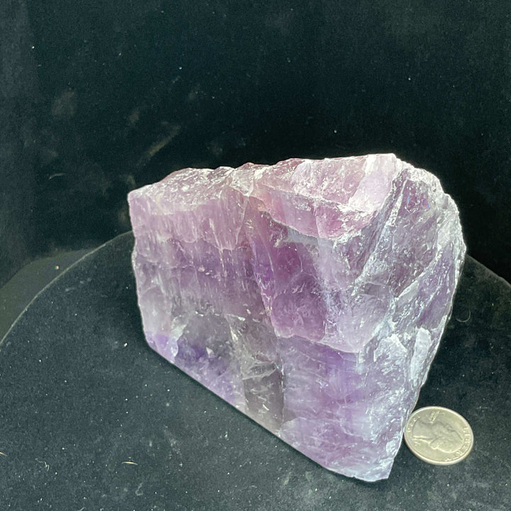 Purple Amethyst One-Side Polished Face