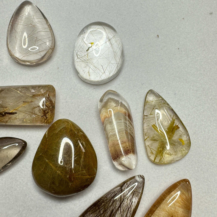 19pc Rutile Pendant Bundle - Not Drilled