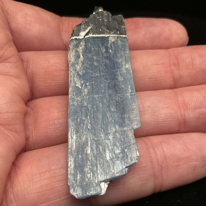 Silver Plated Blue Kyanite Pendant