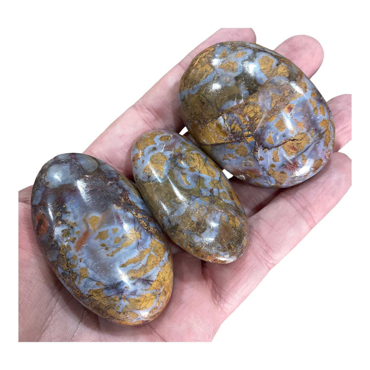 Agate with Jasper Hearts and Palms