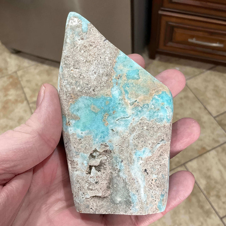 Blue Aragonite Freeform