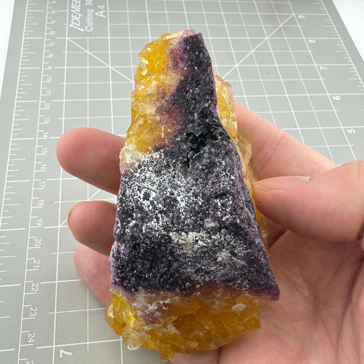 Golden Yellow/Orange Fluorite, Okorusu Mine, Otjiwarongo, Namibia