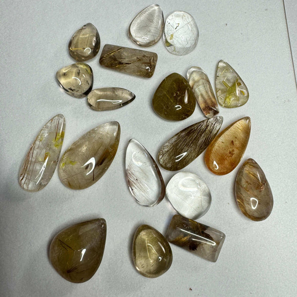 19pc Rutile Pendant Bundle - Not Drilled