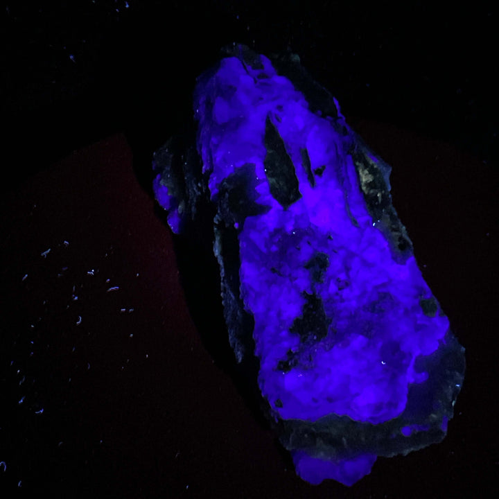 Purple Fluorite on Quartz - La Lupita, Mexico