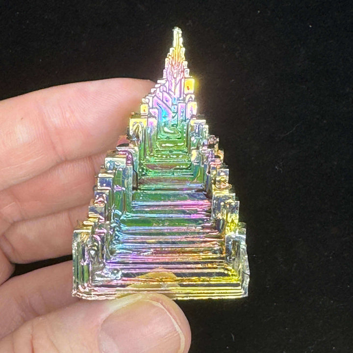 Bismuth Crystal Specimen Formation (Lab Formed)