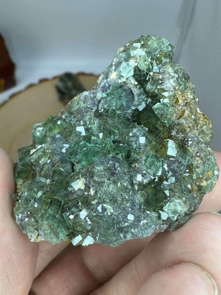 Fluorite, Okorusu Mine, Otjiwarongo, Namibia