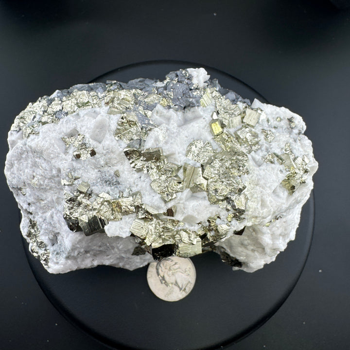 Manganese-bearing Dolomite w/ Pyrite -Durango, Mexico