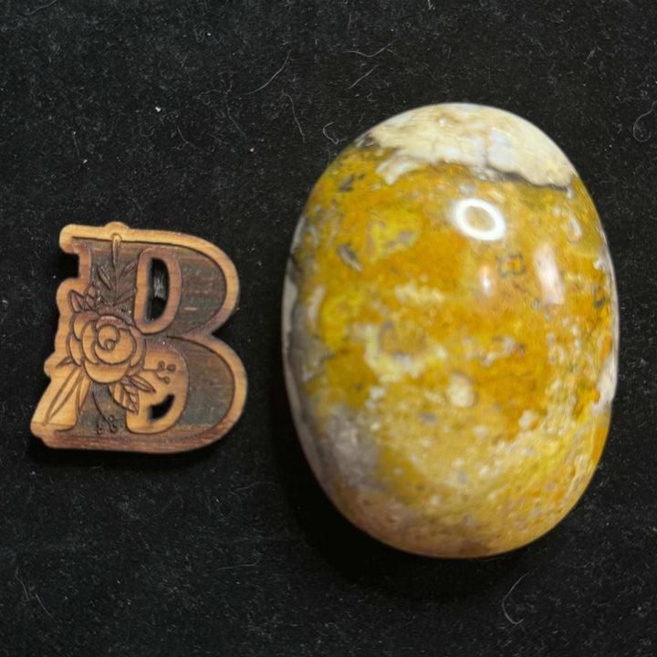 Bumblebee Jasper Palm Stone - Indonesia