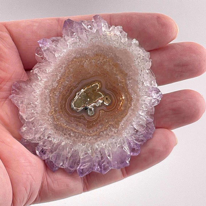 Amethyst Stalactite Slice