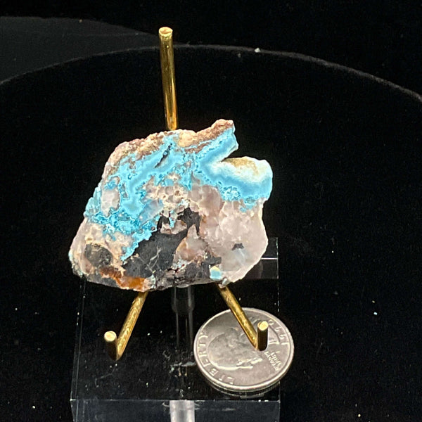 Shattuckite with Chrysocolla Slab - Namibia