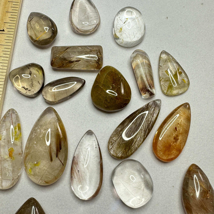 19pc Rutile Pendant Bundle - Not Drilled