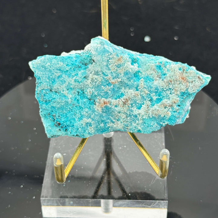 Quartz w/ Chrysocolla and Shattuckite - Milpillas, Mexico