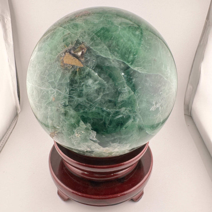 Green Fluorite Crystal Sphere / Crystal Ball - 200mm