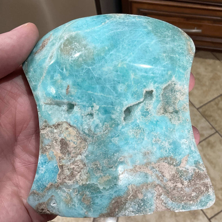 Blue Aragonite Freeform