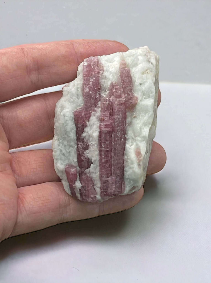 Pink Tourmaline in Quartz