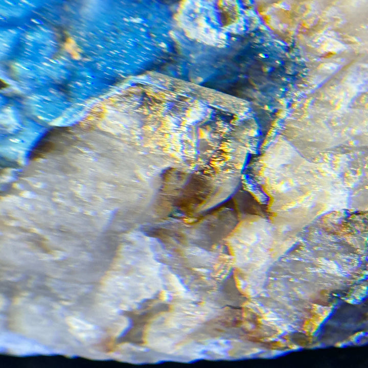 Shattuckite On Quartz Specimen - Namibia