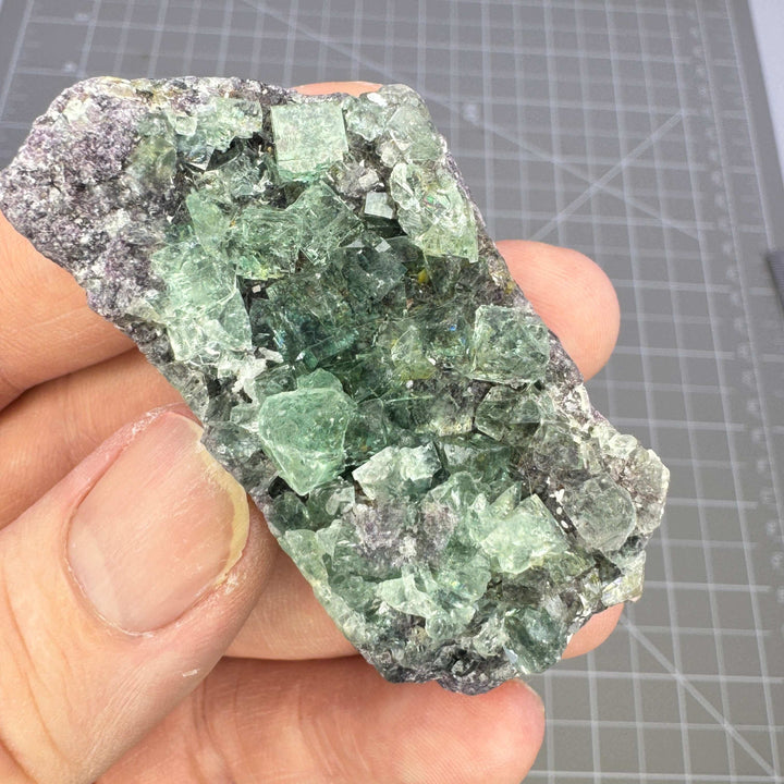 Fluorite, Okorusu Mine, Otjiwarongo, Namibia