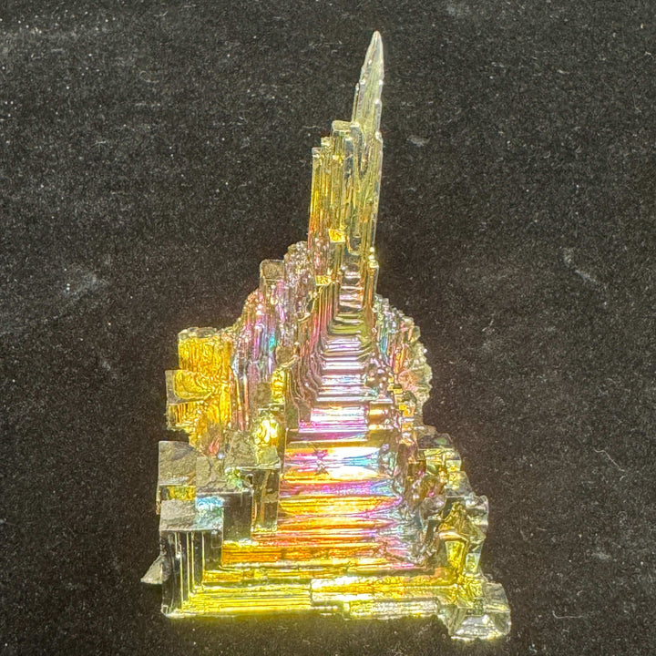 Bismuth Crystal Specimen Formation (Lab Formed)