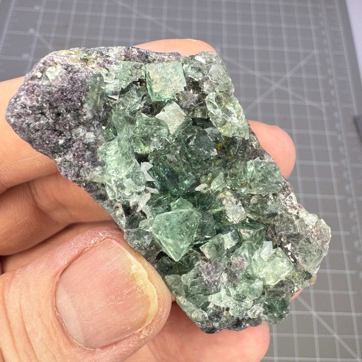 Fluorite, Okorusu Mine, Otjiwarongo, Namibia