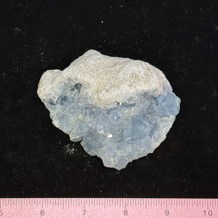 Natural Blue Celestite Crystal Specimen