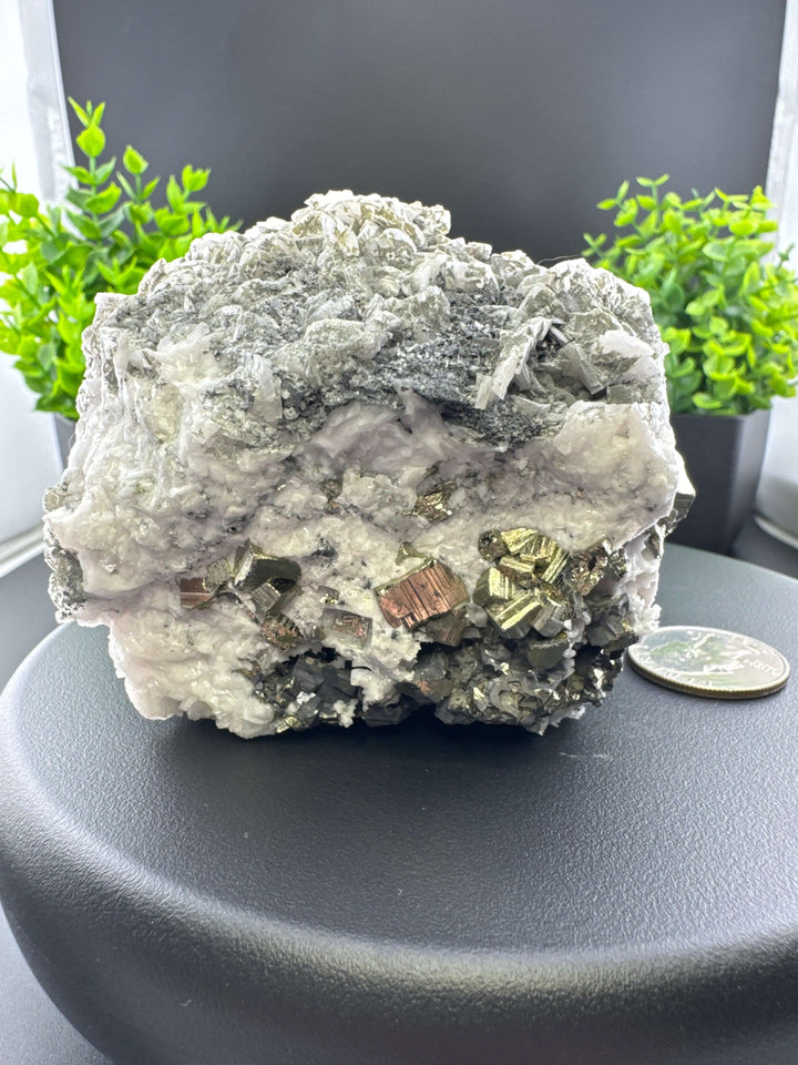 Manganese-bearing Dolomite w/ Pyrite -Durango, Mexico