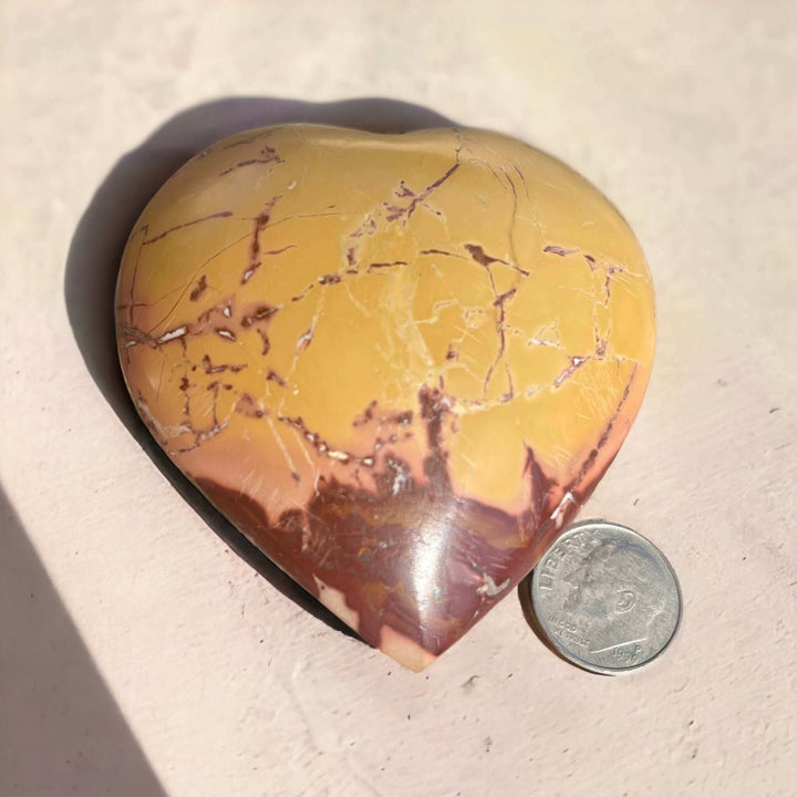 Mookaite Heart Carving - Egypt