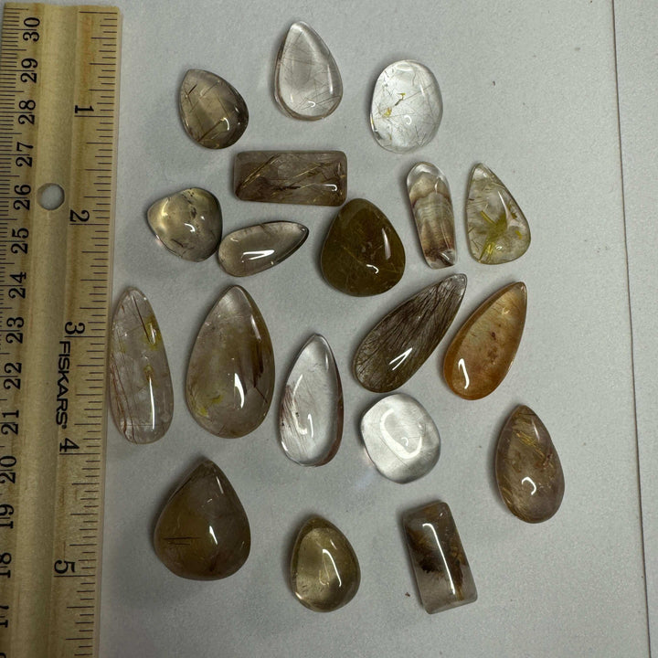 19pc Rutile Pendant Bundle - Not Drilled