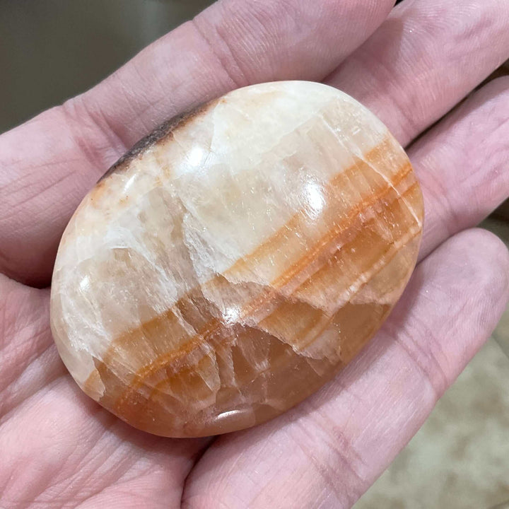 Pink Banded Calcite Hearts and Palms