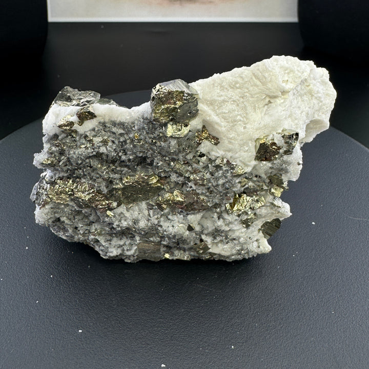 Manganese-bearing Dolomite w/ Pyrite -Durango, Mexico